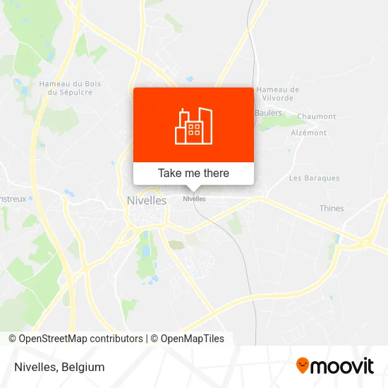 Nivelles map
