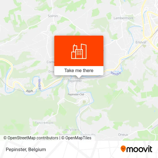 Pepinster map