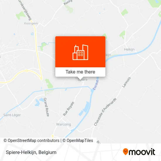 Spiere-Helkijn map