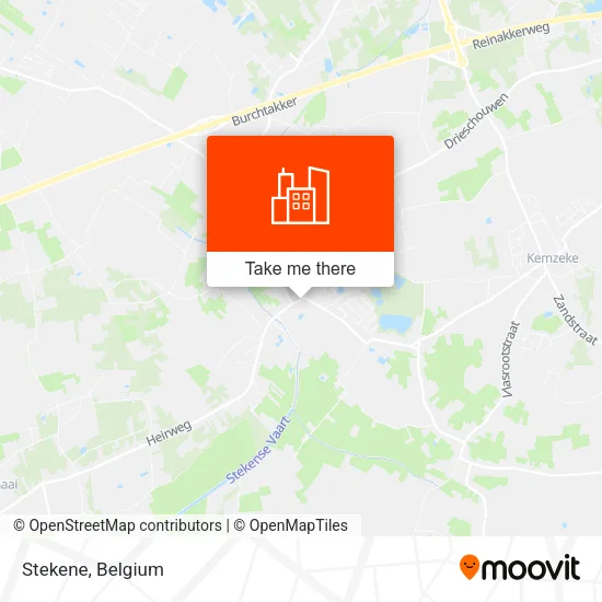 Stekene map