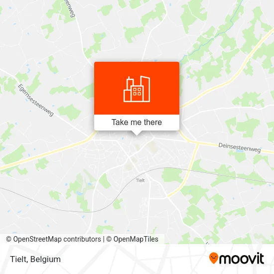 Tielt map
