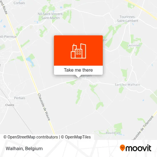 Walhain map