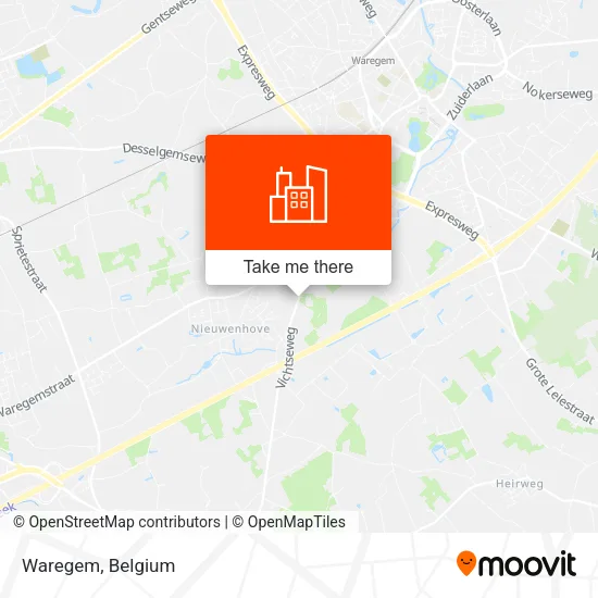 Waregem map