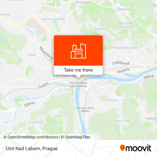 Ústí Nad Labem map