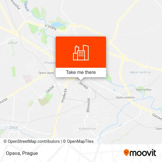 Opava map