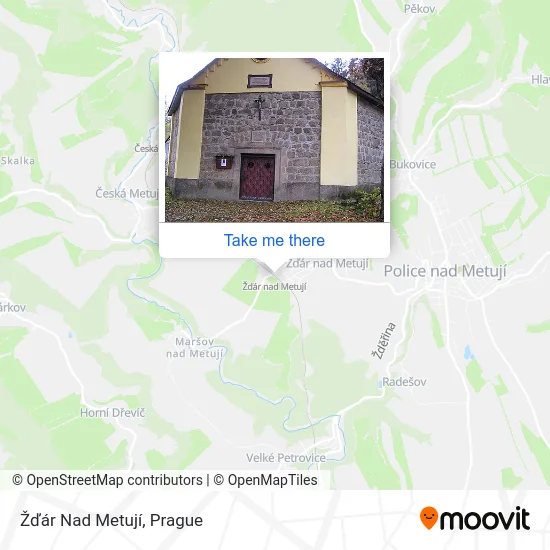 Žďár Nad Metují map