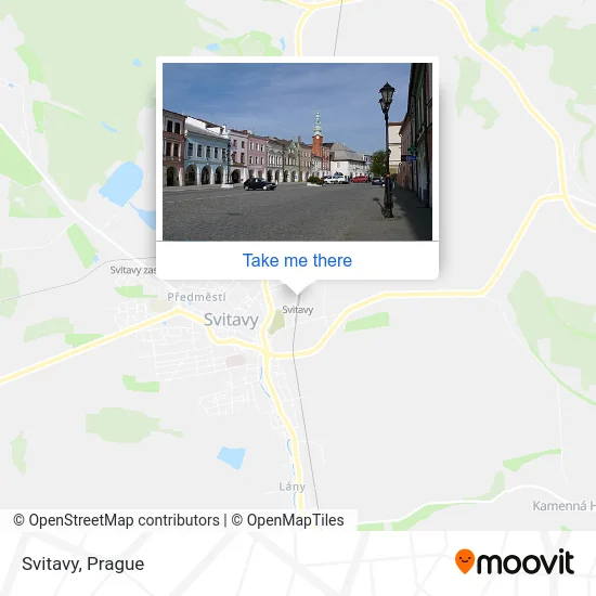 Карта Svitavy