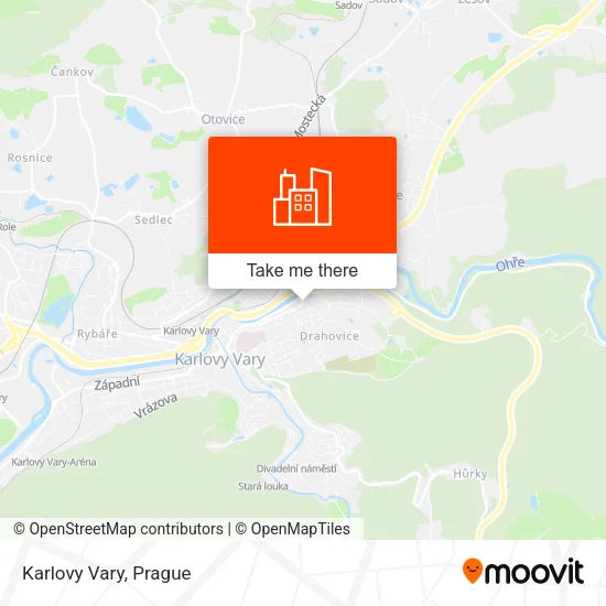 Карта Karlovy Vary
