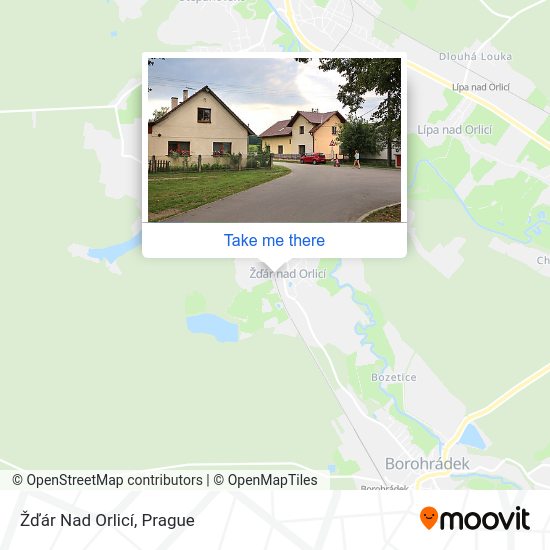 Žďár Nad Orlicí map