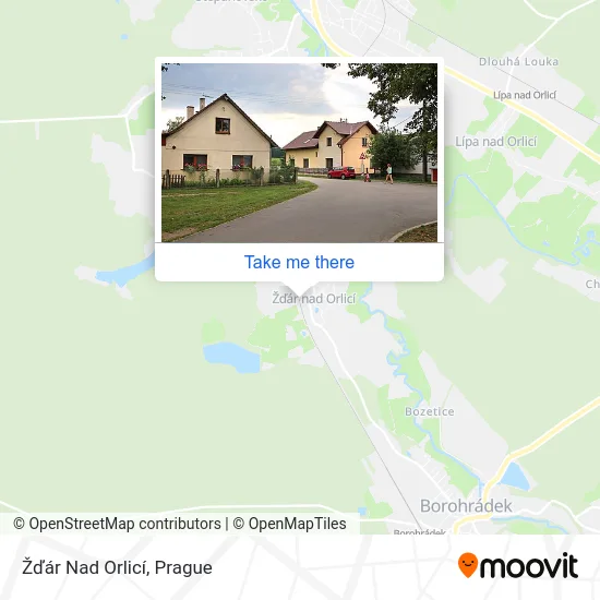 Карта Žďár Nad Orlicí