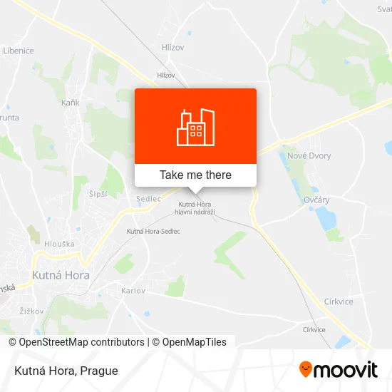 Карта Kutná Hora