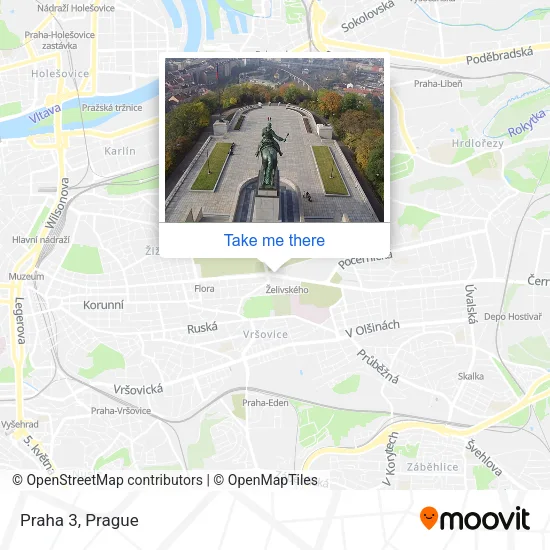 Карта Praha 3