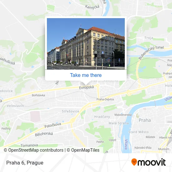 Карта Praha 6