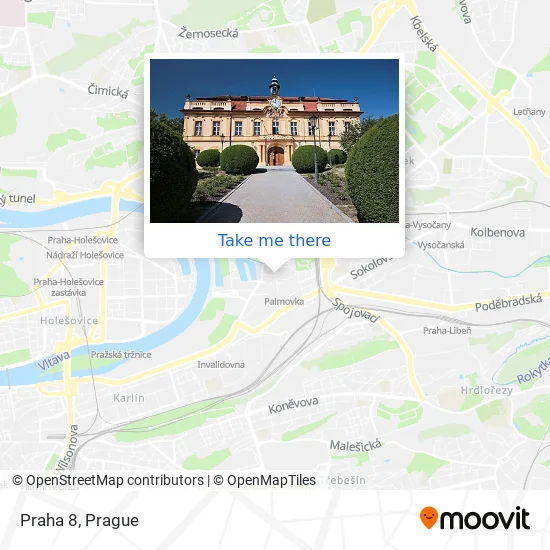 Карта Praha 8