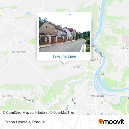 Praha-Lysolaje map