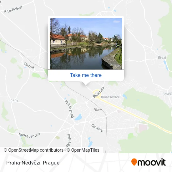 Карта Praha-Nedvězí