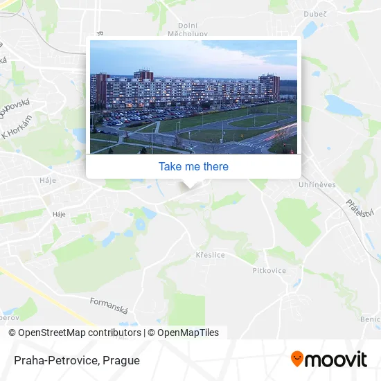 Карта Praha-Petrovice