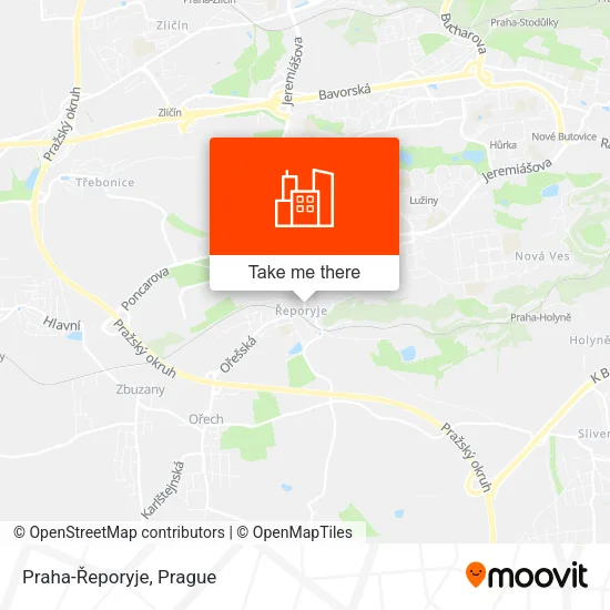Карта Praha-Řeporyje