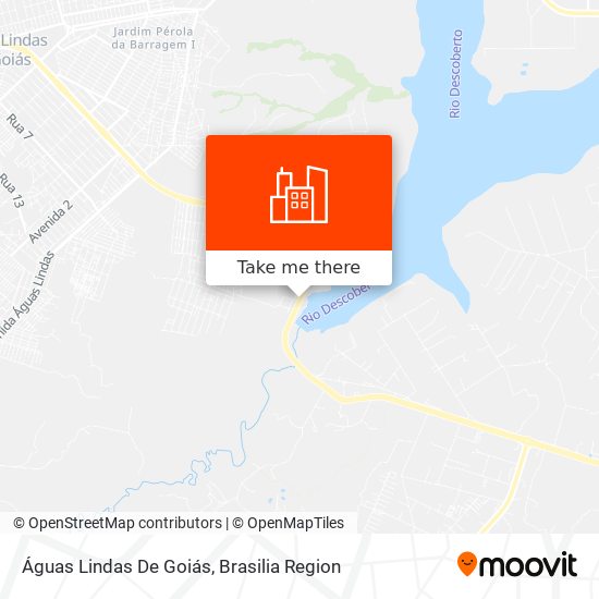 Águas Lindas De Goiás map