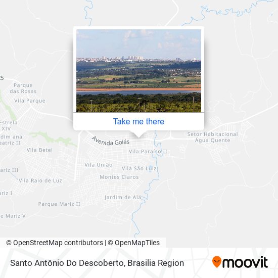 Santo Antônio Do Descoberto map