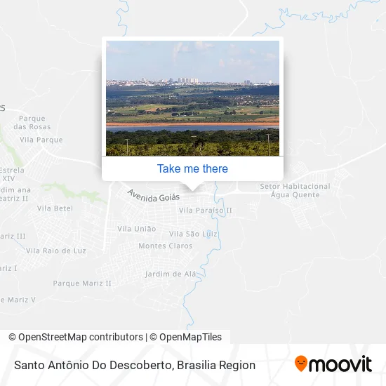 Santo Antônio Do Descoberto map