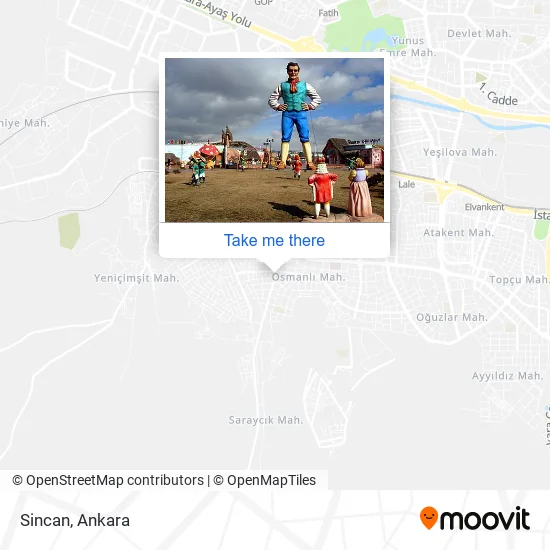 Sincan map
