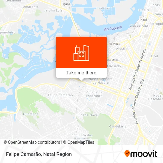 Felipe Camarão map