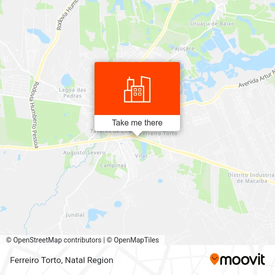 Ferreiro Torto map