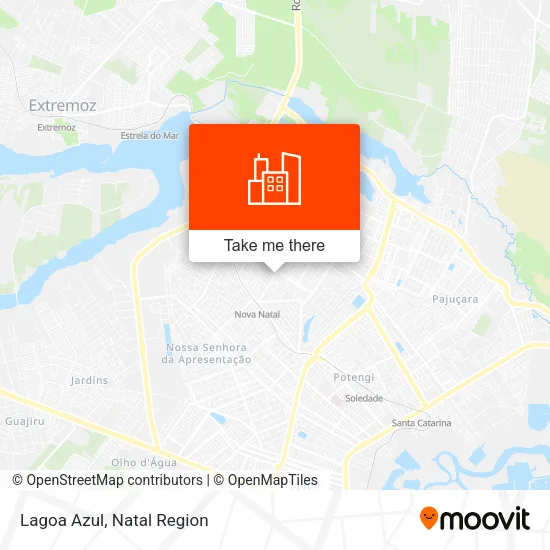 Lagoa Azul map