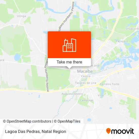 Lagoa Das Pedras map