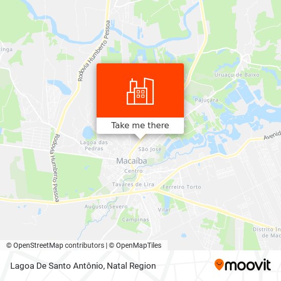 Lagoa De Santo Antônio map