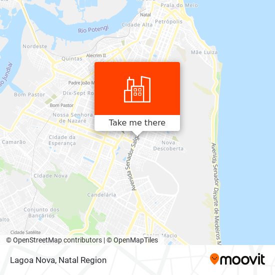 Lagoa Nova map