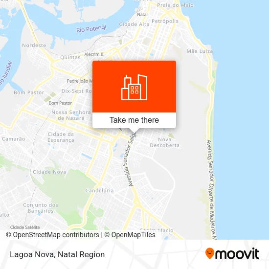 Lagoa Nova map