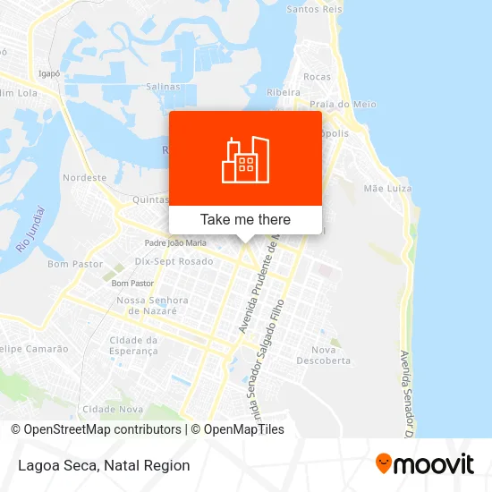 Lagoa Seca map