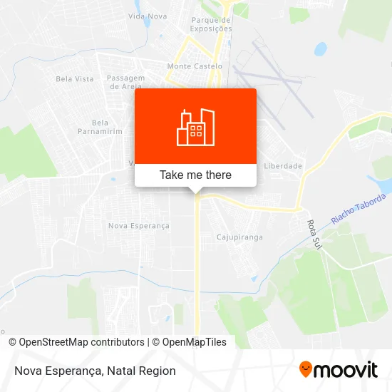 Nova Esperança map