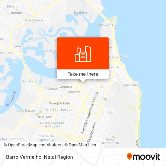 Barro Vermelho map