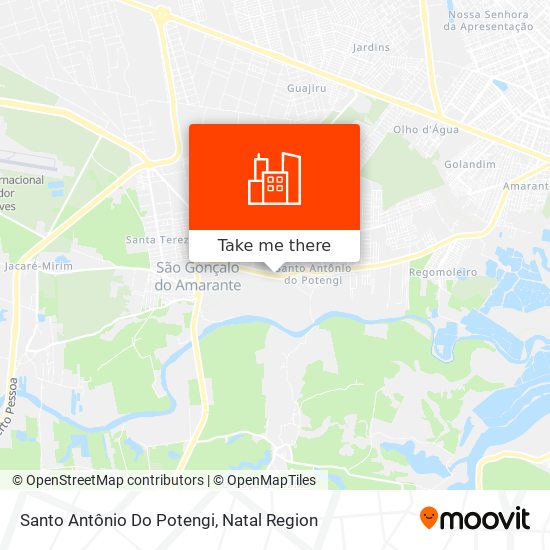 Santo Antônio Do Potengi map