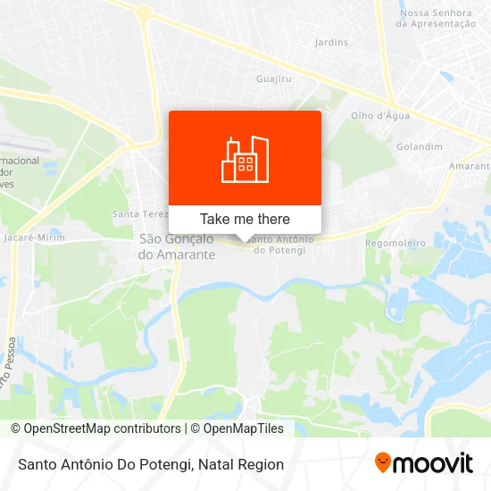 Santo Antônio Do Potengi map