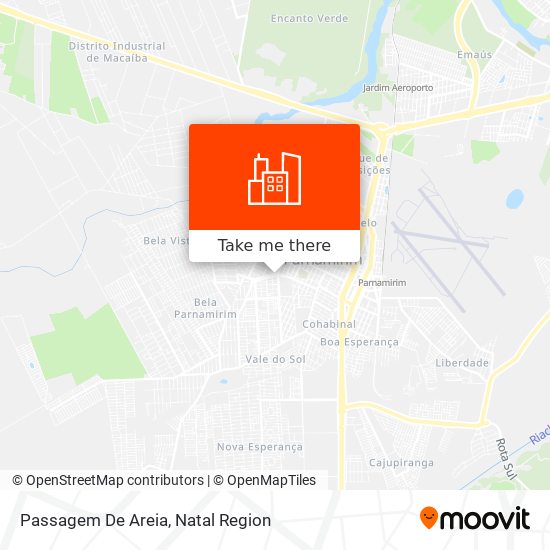 Passagem De Areia map