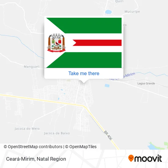 Ceará-Mirim map