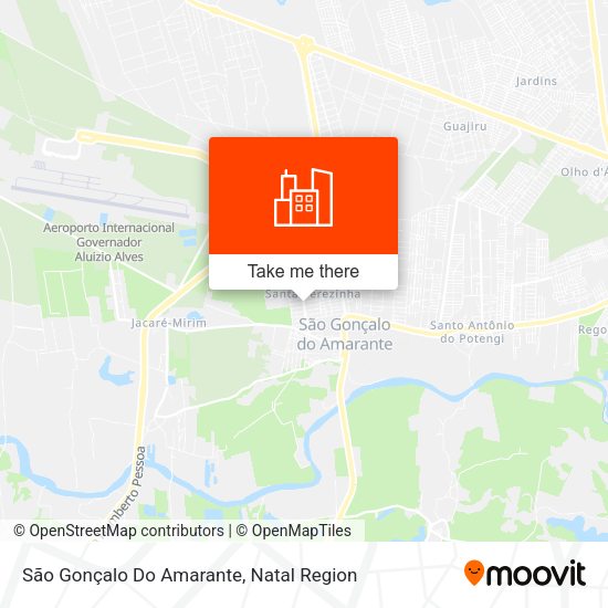 São Gonçalo Do Amarante map
