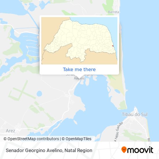 Mapa Senador Georgino Avelino