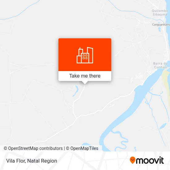 Vila Flor map