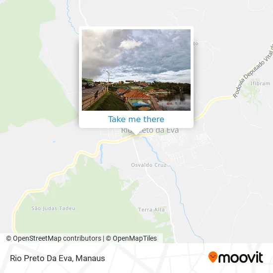 Rio Preto Da Eva map