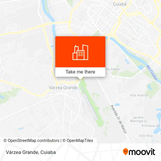 Várzea Grande map