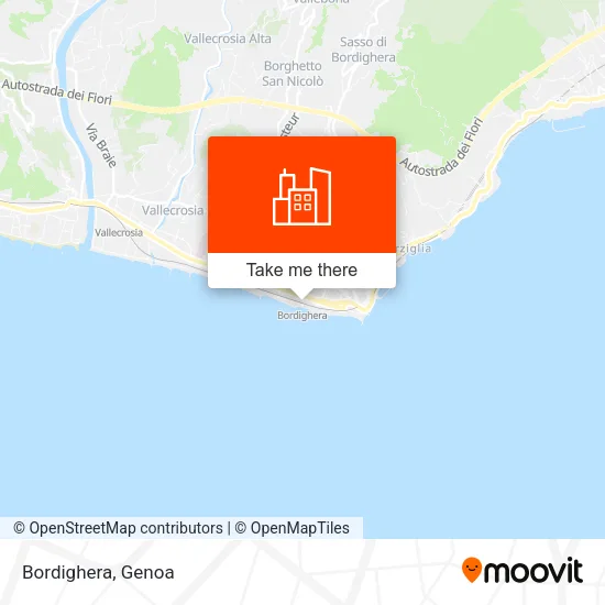 Bordighera map
