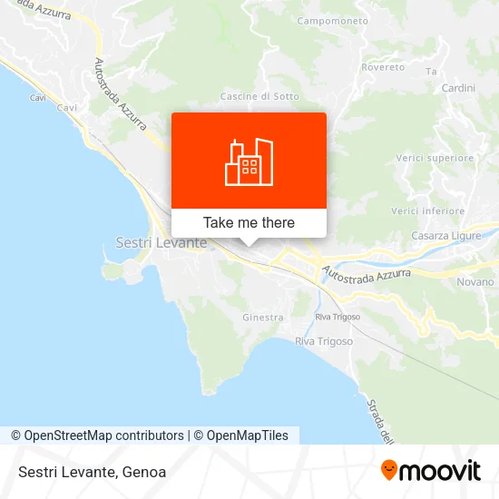 Sestri Levante map