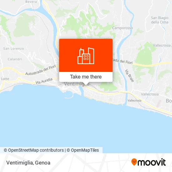 Ventimiglia map