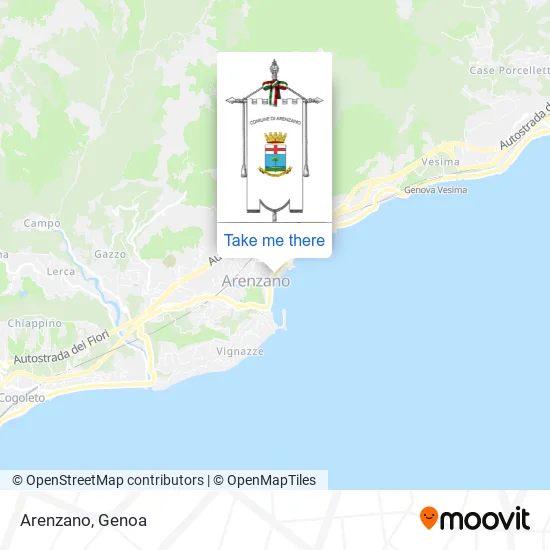 Arenzano map