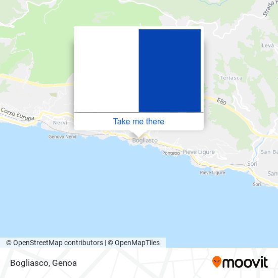 Bogliasco map